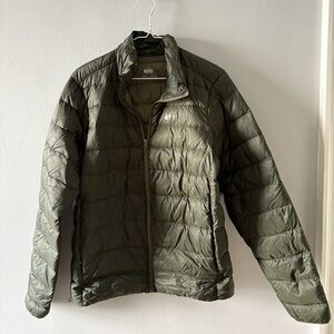 REI Green Puffer Jacket